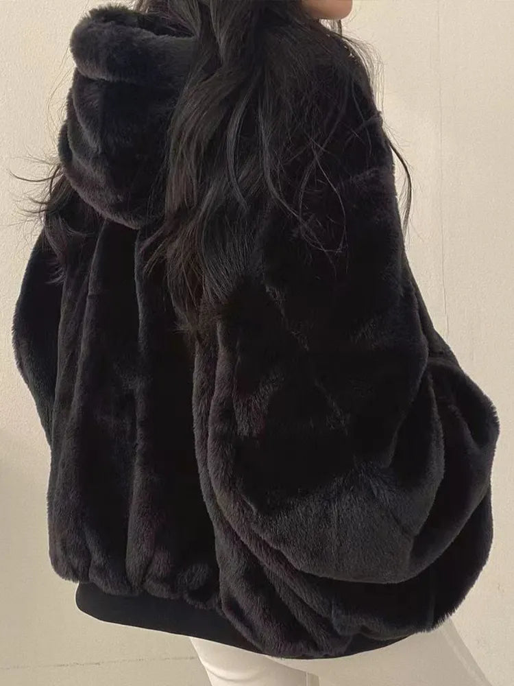 Laura - Chaqueta de mujer oversize con forro cálido