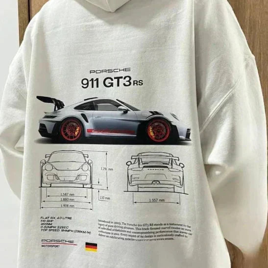 Diego - Sudadera de hombre con capucha y estampado deportivo