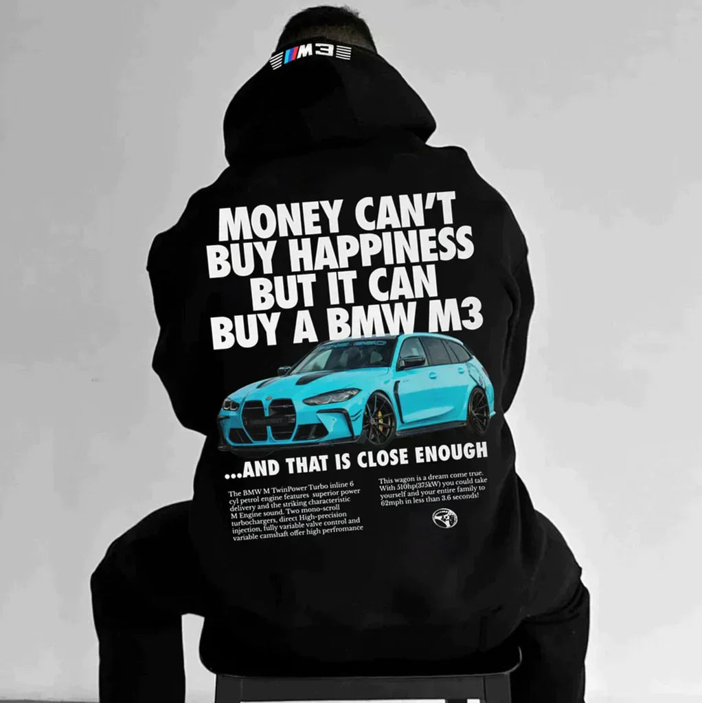 Diego - Sudadera de hombre con capucha y estampado deportivo