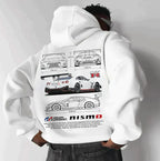 Diego - Sudadera de hombre con capucha y estampado deportivo