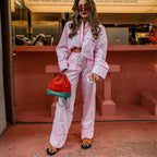 Carmen | Conjunto rosa elegante