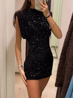 Aida | Elegante mini vestido de lentejuelas para mujeres