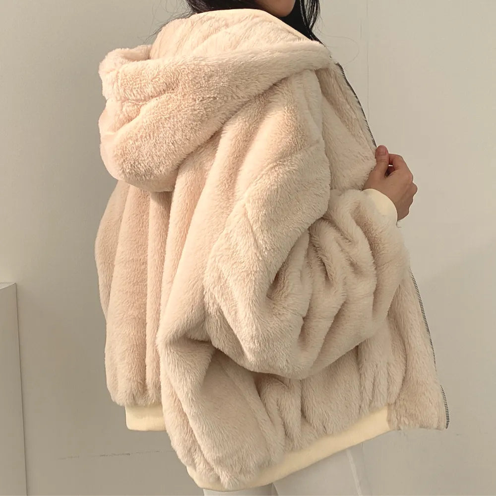 Laura - Chaqueta de mujer oversize con forro cálido