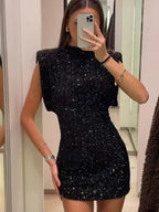 Aida | Elegante mini vestido de lentejuelas para mujeres