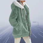 Noelia - Chaqueta de peluche mujer con capucha