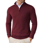 Daniel - Jersey hombre media cremallera casual