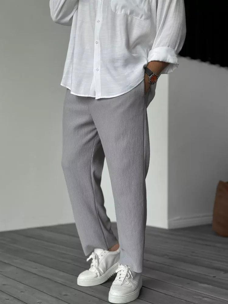 Tomasz – Pantalón plisado para hombre