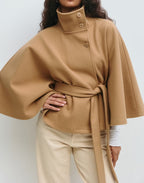 Valentina - Chaqueta de mujer con manga amplia y cinturón