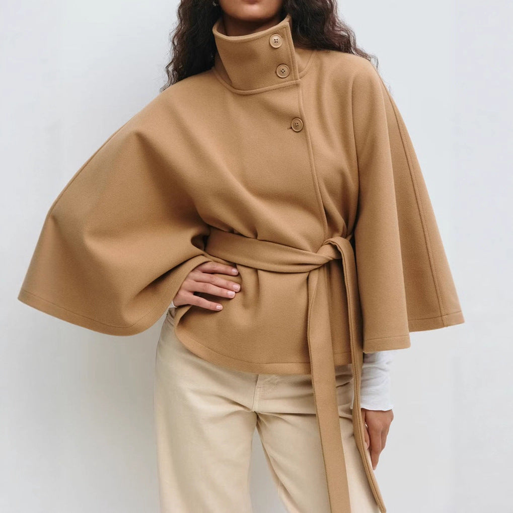 Valentina - Chaqueta de mujer con manga amplia y cinturón