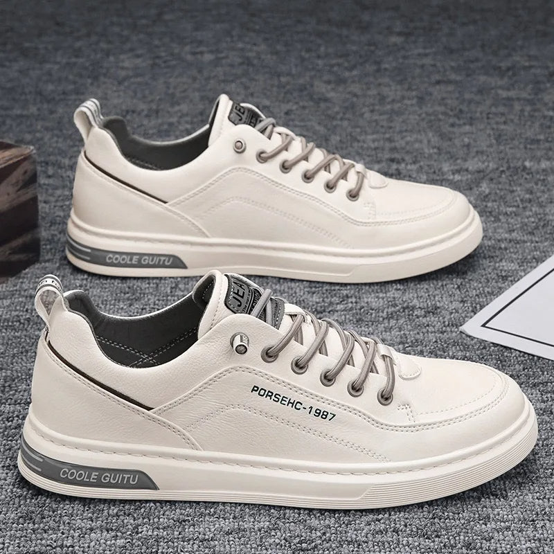 Samuel - Zapatillas de hombre con cordones y suela ergonómica