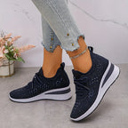 Clara - Zapatillas deportivas de mujer transpirables con plataforma