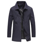 Daniel – Gabardina Clásica de Estilo Urbano para Hombre