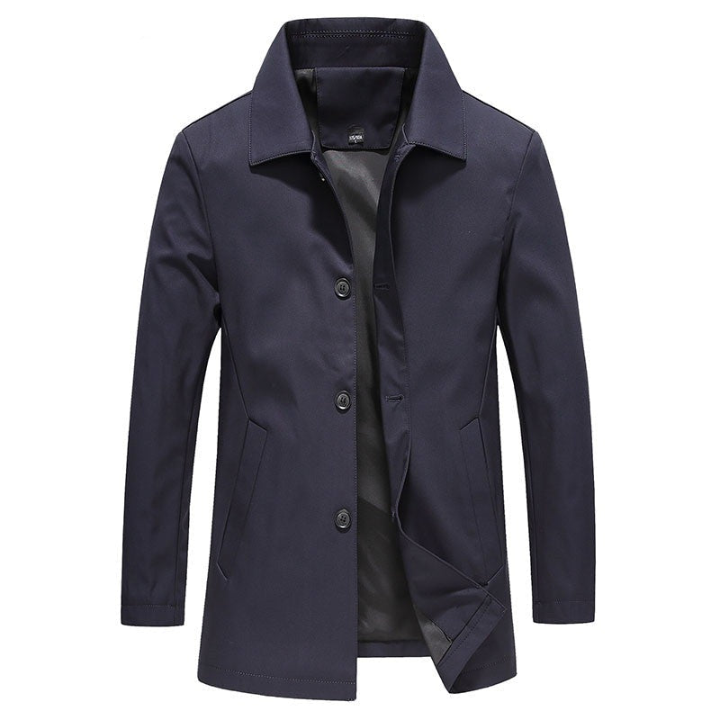 Daniel – Gabardina Clásica de Estilo Urbano para Hombre