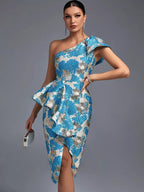 Andrea | Vestido corto con hombros descubiertos