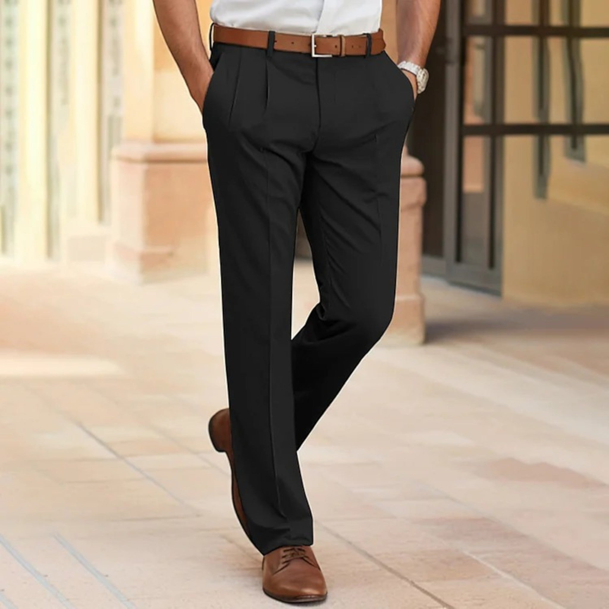 Hugo - Pantalón de hombre recto
