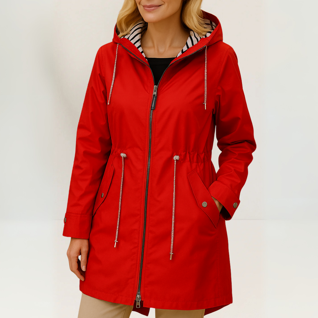 Camila - Chaqueta impermeable para mujer con capucha