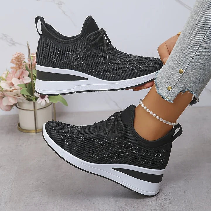 Clara - Zapatillas deportivas de mujer transpirables con plataforma