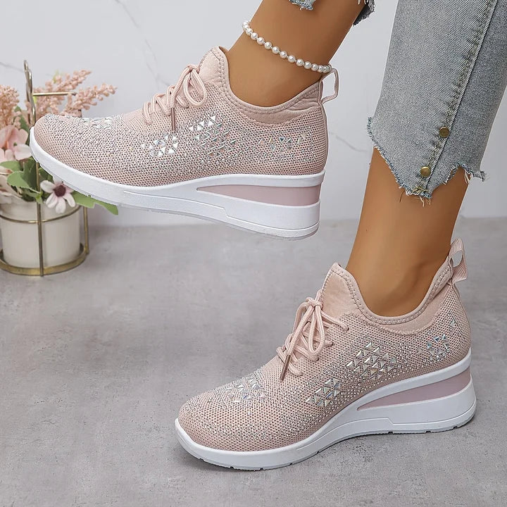 Clara - Zapatillas deportivas de mujer transpirables con plataforma