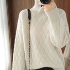 Roselyn - Jersey de cuello alto de lana