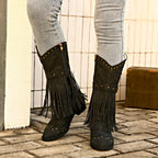 Yselda - Botas western flecos mujer