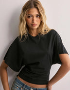 Paula - Blusa básica con mangas amplias