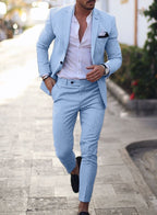Alonso - Traje elegante y formal de dos piezas para hombre