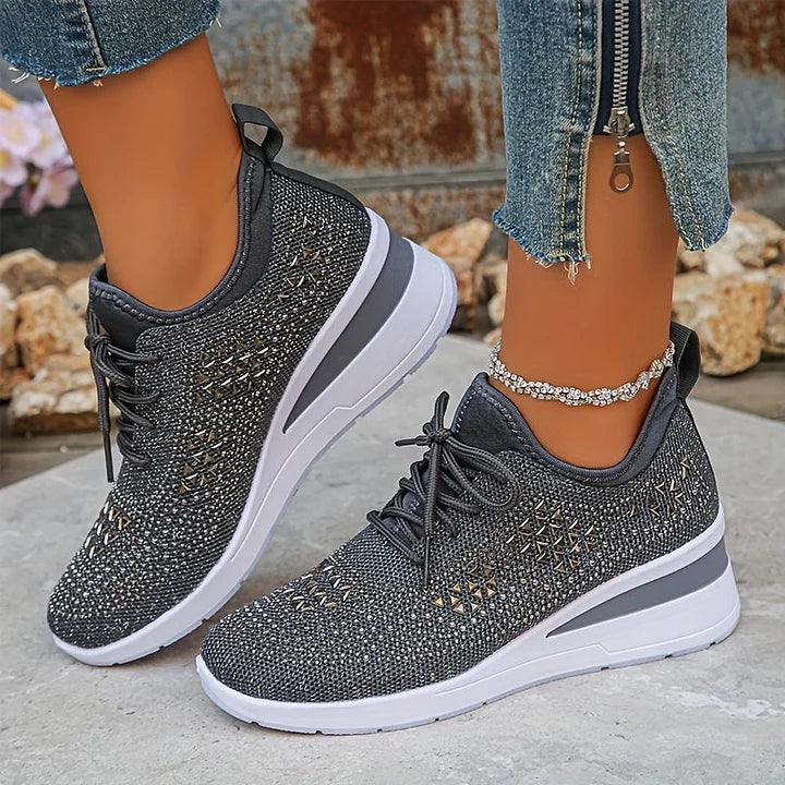 Clara - Zapatillas deportivas de mujer transpirables con plataforma