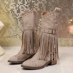 Yselda - Botas western flecos mujer