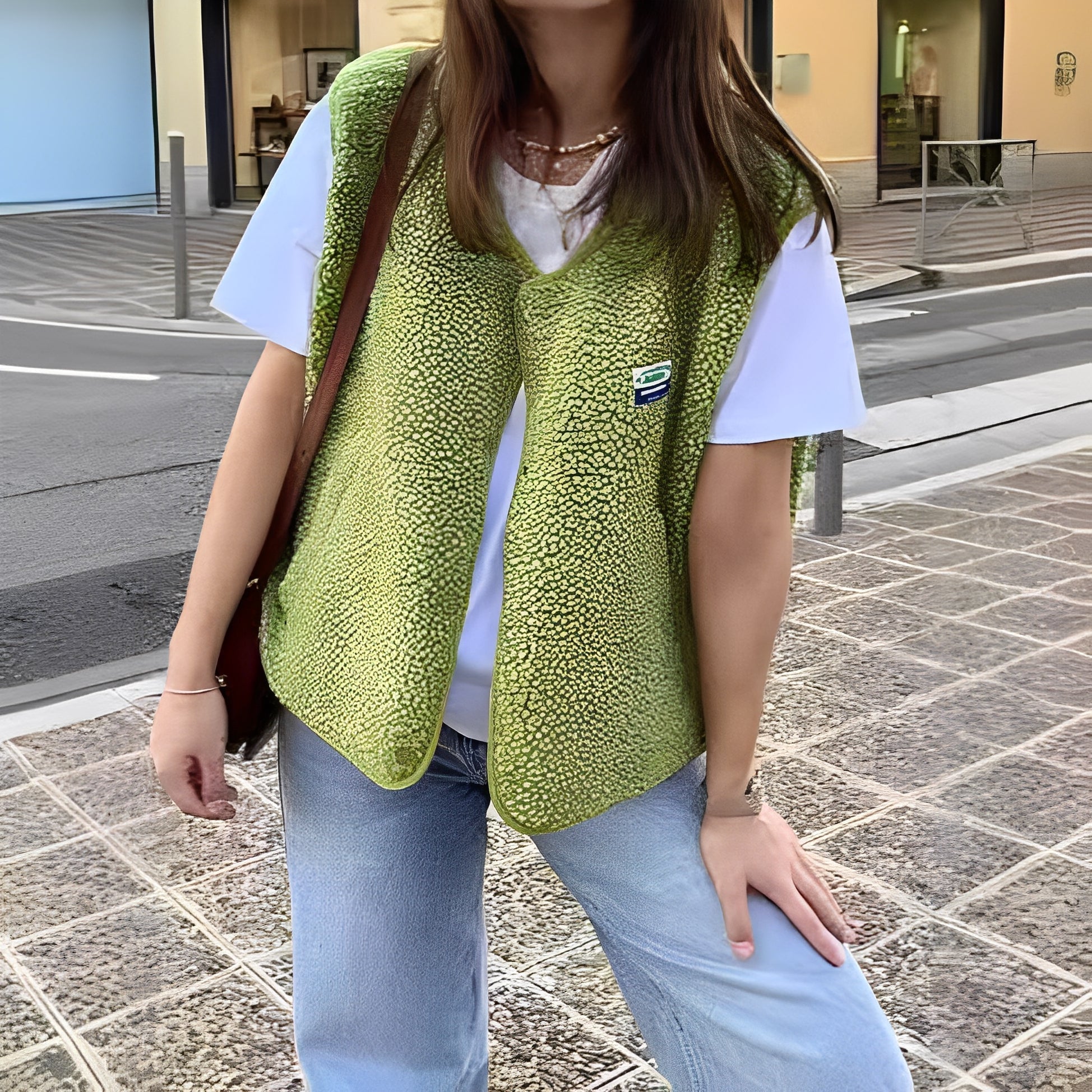 Ariadna – Chaleco Texturizado de Estilo Casual para Mujer