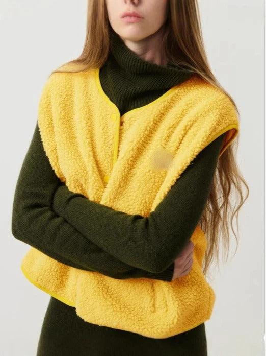 Ariadna – Chaleco Texturizado de Estilo Casual para Mujer