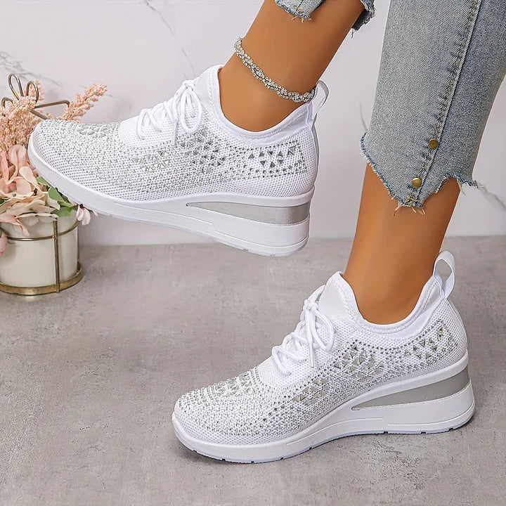 Clara - Zapatillas deportivas de mujer transpirables con plataforma