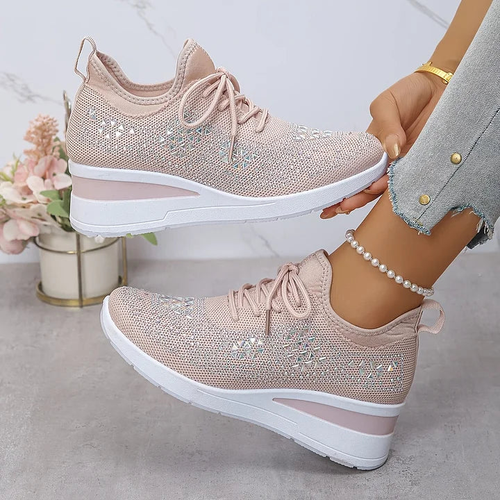 Clara - Zapatillas deportivas de mujer transpirables con plataforma