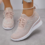 Clara - Zapatillas deportivas de mujer transpirables con plataforma