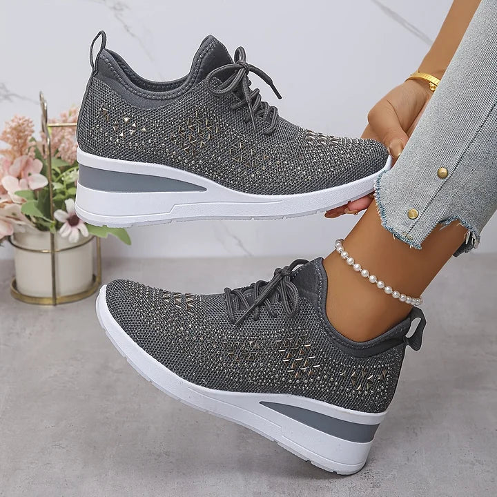 Clara - Zapatillas deportivas de mujer transpirables con plataforma