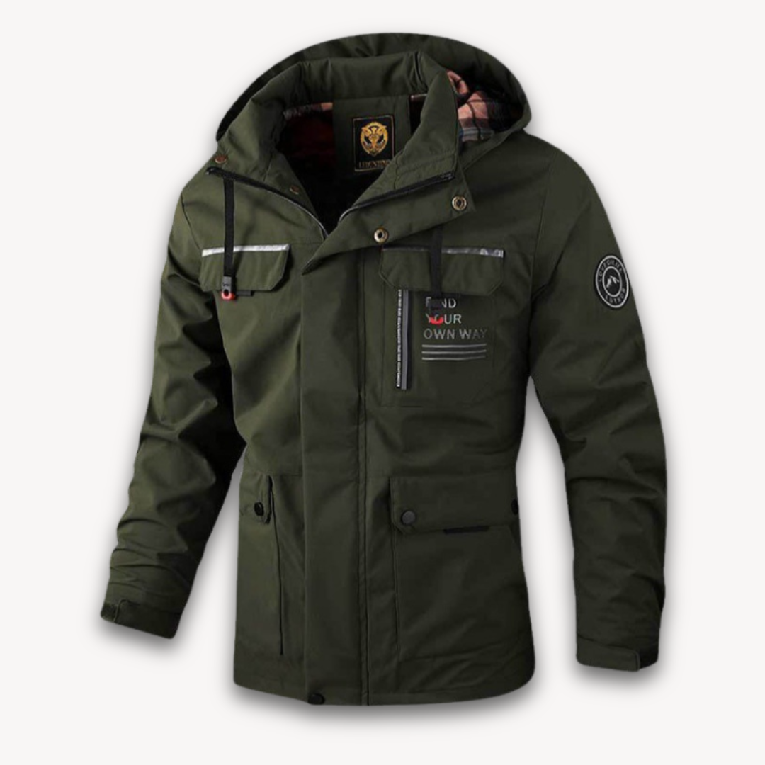 Héctor – Chaqueta táctica impermeable con capucha para hombre