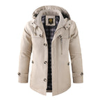 Andrés – Chaqueta casual con capucha desmontable