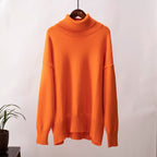 Carlota - Jersey de cuello alto oversize de lana