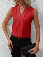 Camila - Blusa sin mangas elegante