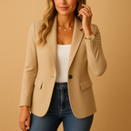 Sofía - Blazer mujer entallado con solapa clásica