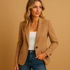 Sofía - Blazer mujer entallado con solapa clásica