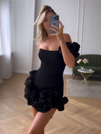 Jazlyn | Mini vestido de un hombro