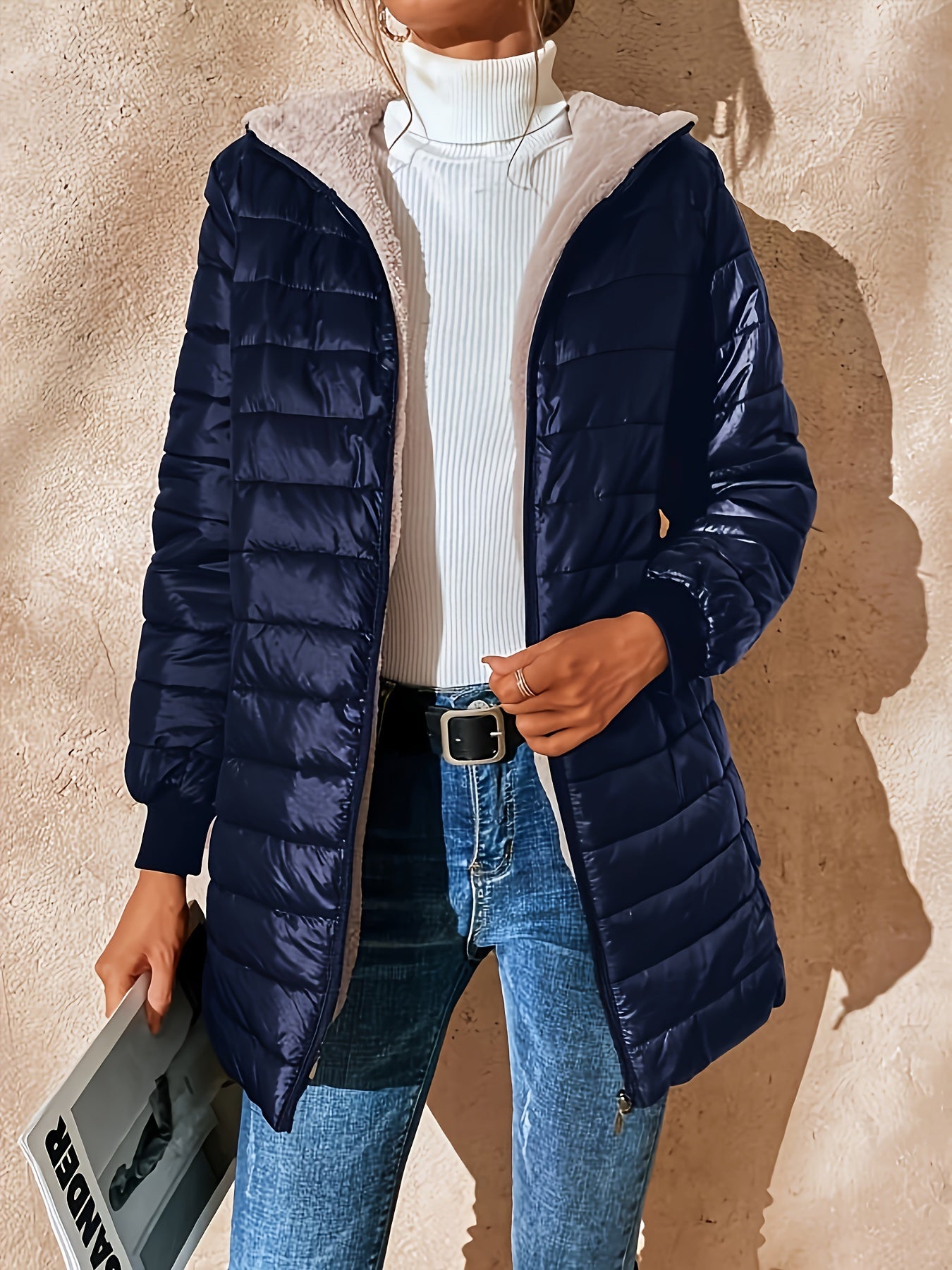 Sofía - Chaqueta de mujer acolchada ligera con capucha