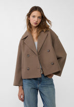 Clara - Chaqueta corta de mujer con doble botonadura