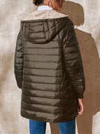 Sofía - Chaqueta de mujer acolchada ligera con capucha