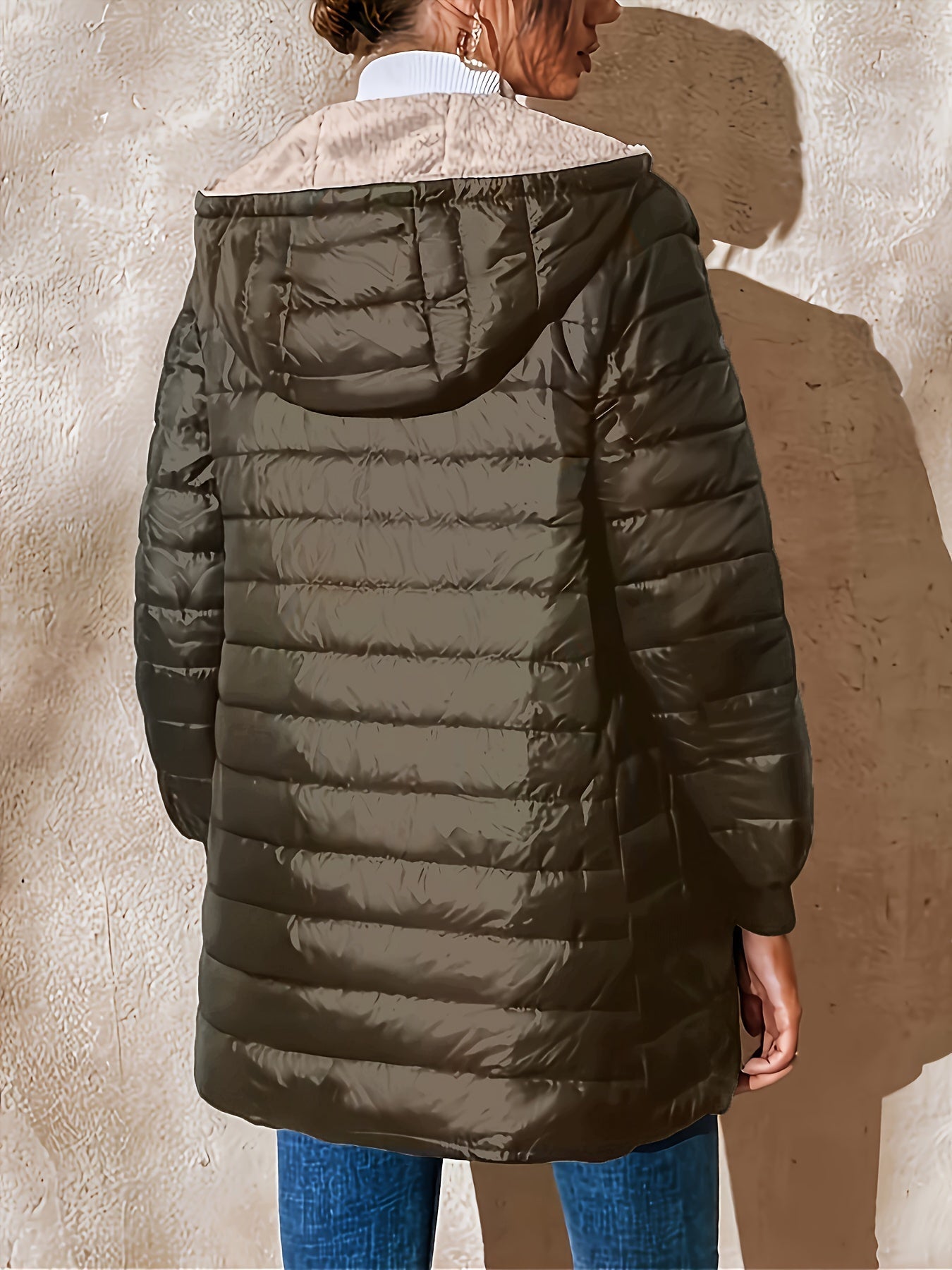 Sofía - Chaqueta de mujer acolchada ligera con capucha