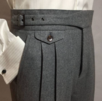 Severino | Pantalones de lana con pinzas elegantes