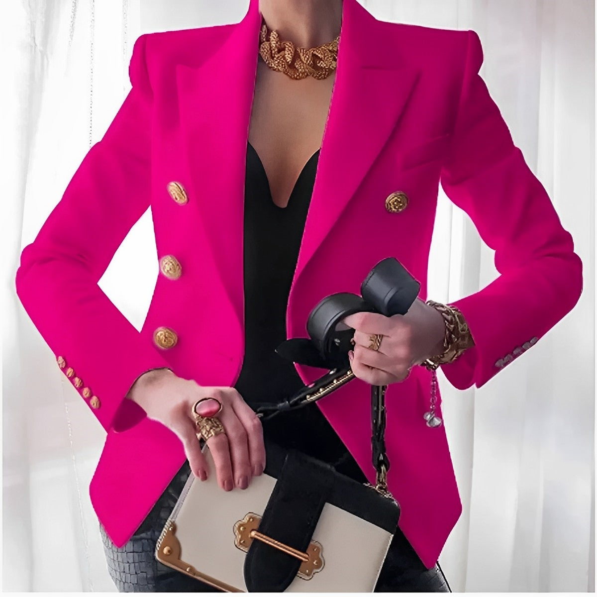 Camila - Blazer elegante entallado mujer
