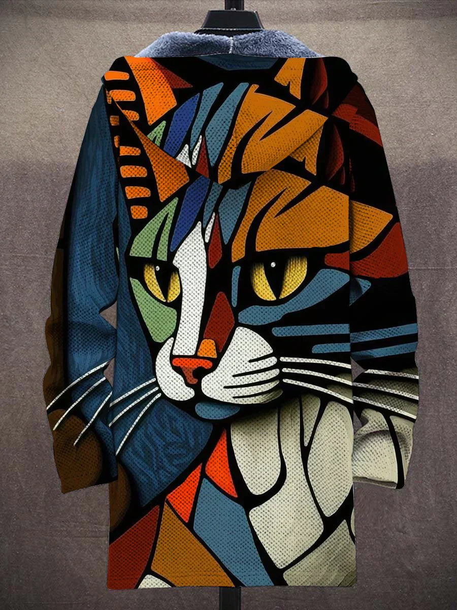 Leo – Sudadera con Capucha Estampada de Estilo Artístico para Hombre