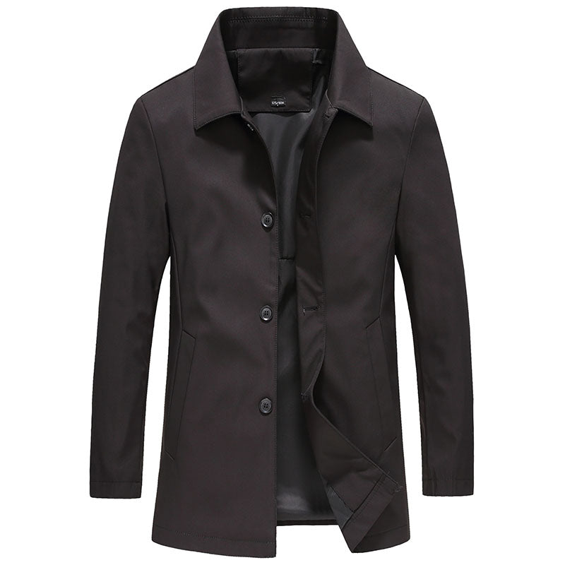 Daniel – Gabardina Clásica de Estilo Urbano para Hombre