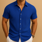 Bruno - Camisa de hombre de manga corta con botones